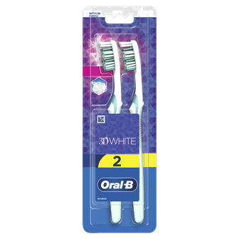 Furce Dhembesh Oral-B 3D White 35 Med (1+1 cope)