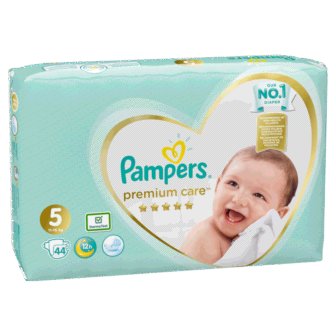 Pelena PAMPERS Premium Nr 5 Value Pack (pesha 11-16 kg) 44 cope/pako