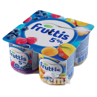 Kos Frutash Fruttis Kajsi/Mango/Qershi/Luleshtrydhe 4x125g