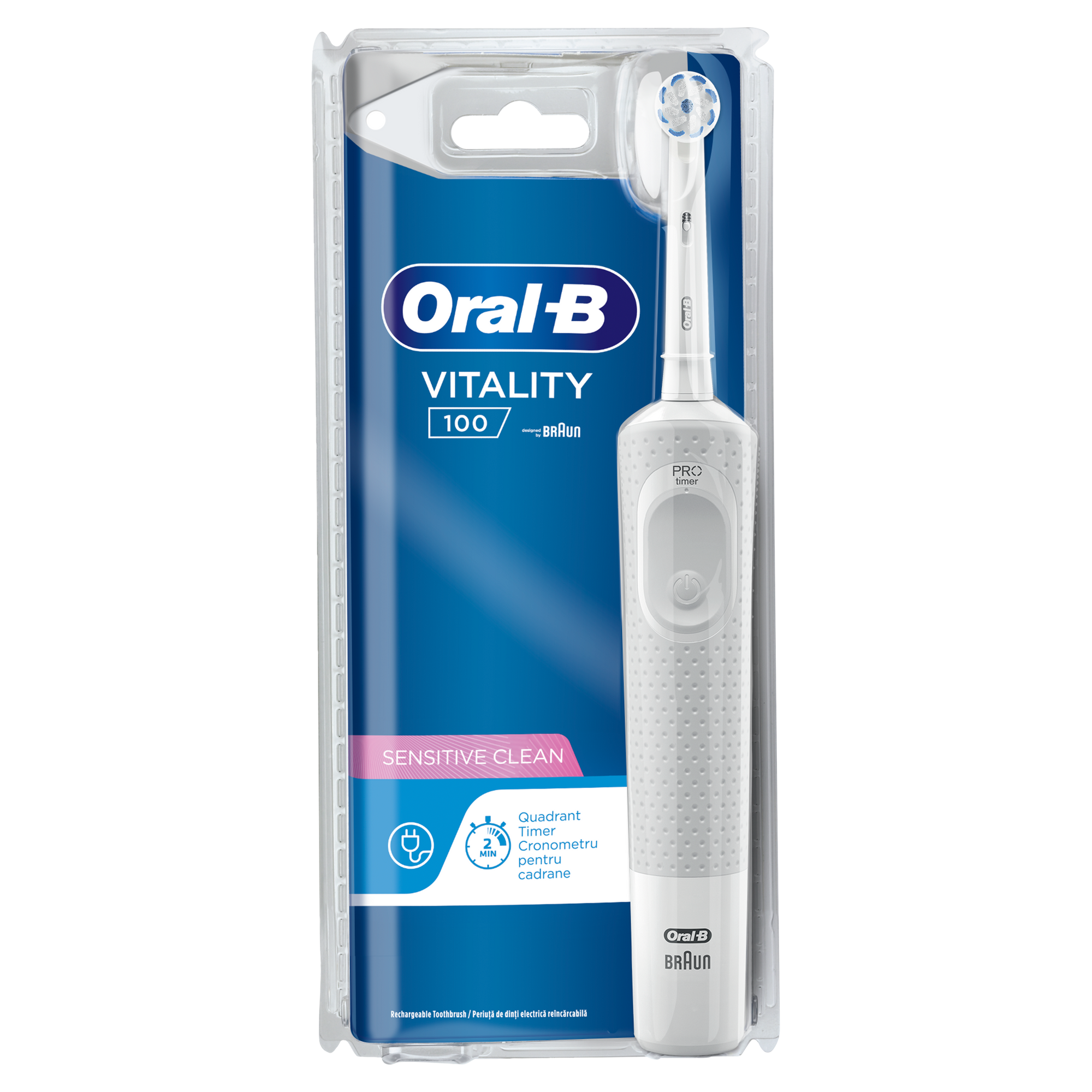 Furce Dhembesh Elektrike Oral-B Vitality D100 Sensitive Clean