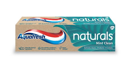 Paste Dhembesh Aquafresh Naturals Mint Clean 75ml