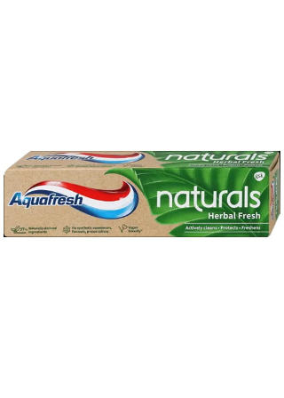 Paste Dhembesh Aquafresh Naturals Herbal Fresh 75m