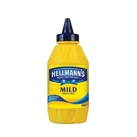 Mustard Mild Hellmanns 500g