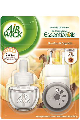 Aromatizues Ambienti Air Wick Aparat Elektrik dhe Rimbushje Vanilje Dhe Orkide 19ml