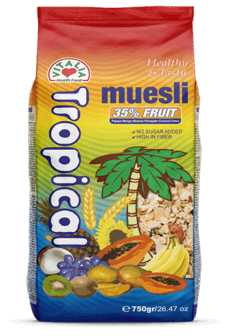 Muesli Vitalia Tropicale 750g