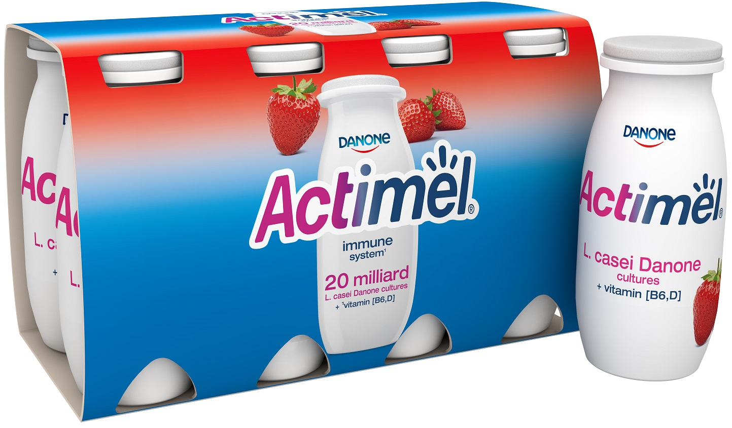 Kos Frutash Actimel Luleshtrydhe 100g