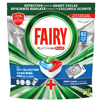 Lares Enesh Lavastovilie Fairy Platinum Plus Deep Clean 82 kapsula