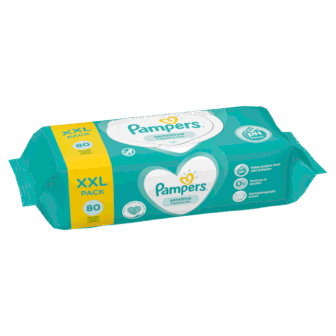 Leter Lagur Pampers Single Sensitive 80 cope/pako