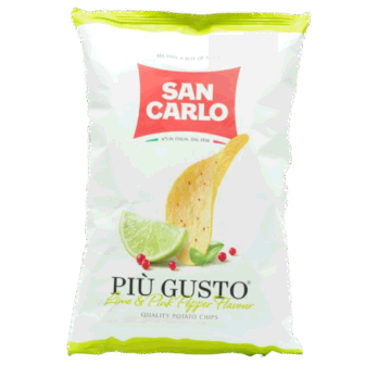 Patatina San Carlo Piu Gusto Lime 50g