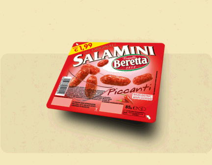 Sallam Salamini Frateli Beretta Piccanti 85g