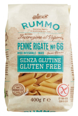 Makarona Rummo Penne Rigate No 66 Gluten Free 400g