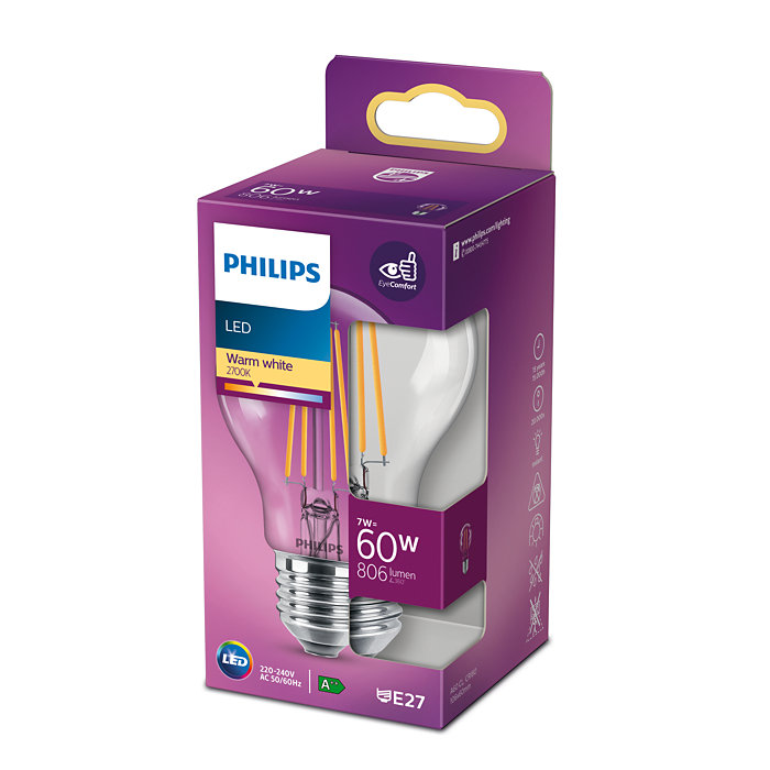 Llambe Philips LED Classic 60W A60 E27  e Ngrohte 1 cope