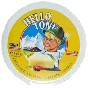 Djathe I shkrire Emmental Hello Toni 140g