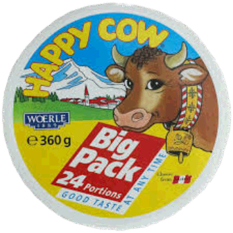 Djathe Bebe Happy Cow 360gr